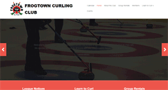 Desktop Screenshot of frogtowncurling.org